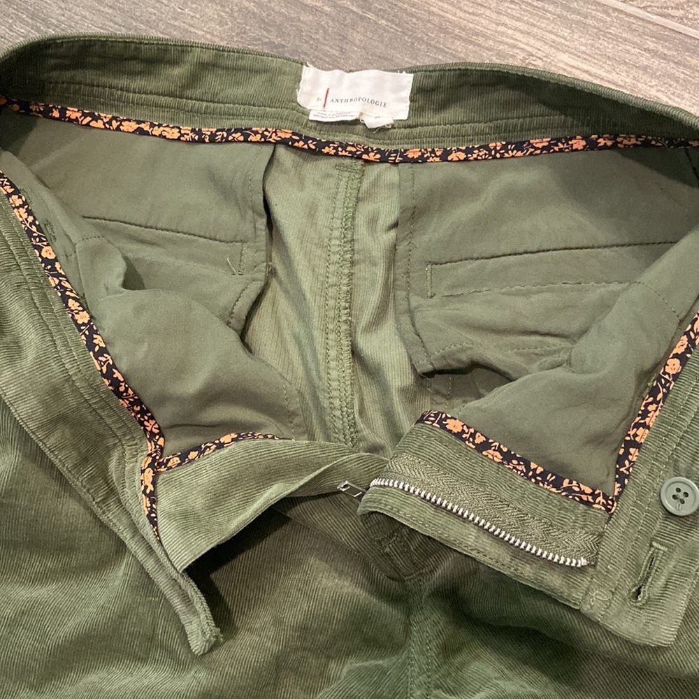 Anthropologie Pleated Wide-Leg Corduroy Trousers - Picture 9 of 15